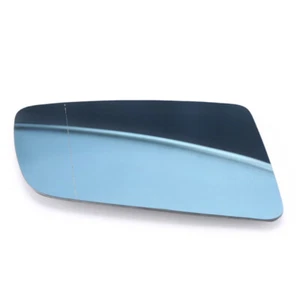 2X Genuine BMW E60 E61 Spiegelglas Links + Rechts Asphärisch Beheizt Glas Blau - Bild 1 von 8