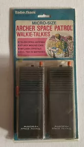 Radio Shack Archer Space Patrol Walkie Talkie 60-4004 Back To The Future NEW - Picture 1 of 4