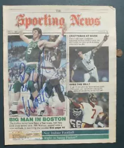 Boston Celtics Star Bill Walton signed / autographed 1986 Sporting News Cover -- - Picture 1 of 1