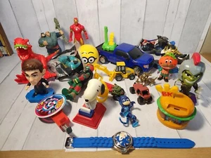 Lot Boys Figures Toys Birthday Toy Lot Sonic Watch, BK & McDonald's Toys - Picture 1 of 6