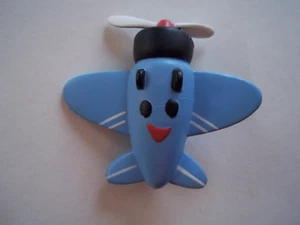 MISFIT Blue JET AIRPLANE Kunststoff Figur Island Misfit Toy Rudolph PLAYING MANTIS - Bild 1 von 9