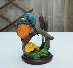 Kingfisher Bird Figurine Country Bird Collection Andy Pearce 2002 - Picture 1 of 8