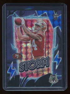 2024 Panini Mosaic Football Ricky Pearsall Storm Blue Mosaic #97/99 #8 RC (BD) - Picture 1 of 2