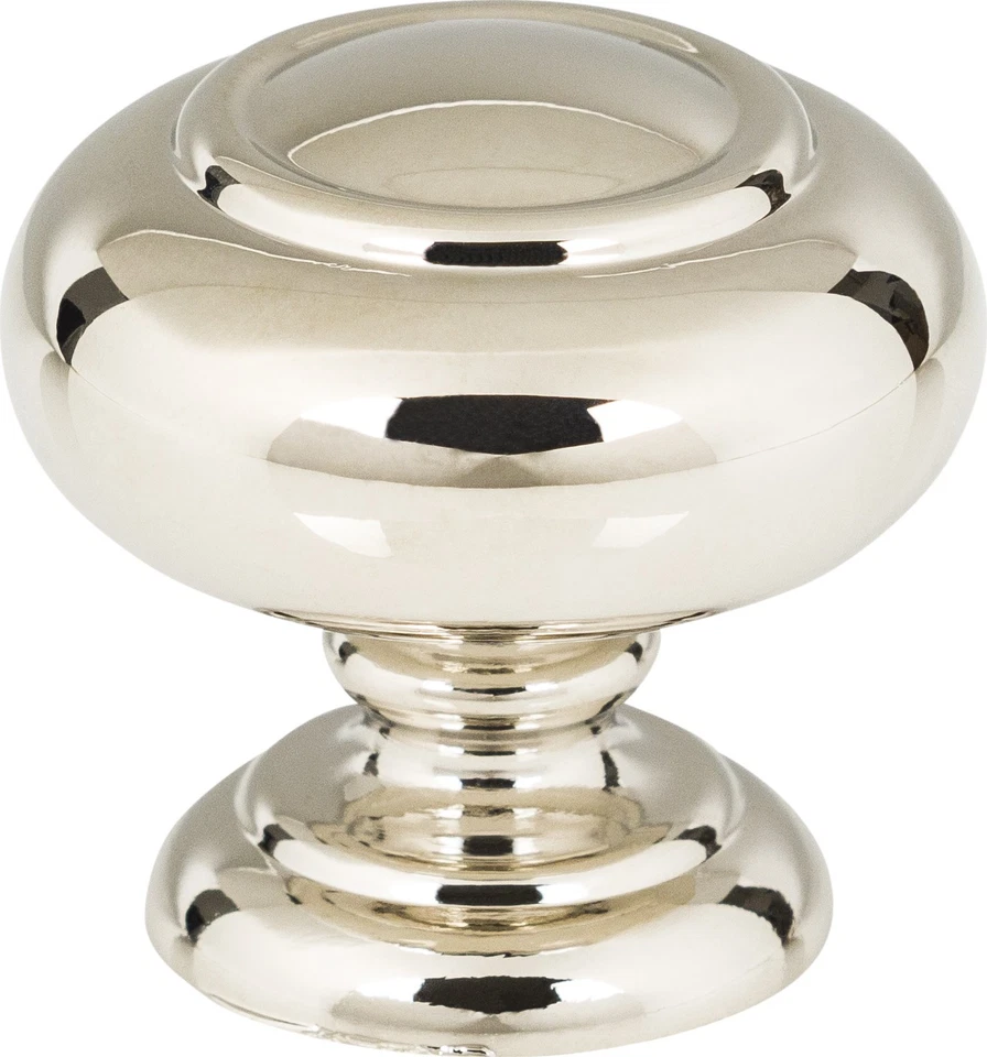 Atlas A610-PN Victoria Knob 1 1/4 Inch (c-c) - Polished Nickel - Image 1 of 1