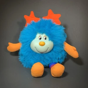 Rainbow Brite Spritzie Sprite Plush 1983 Mattel Hallmark 12” Blue Plastic Face - Picture 1 of 11