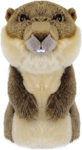 Profey Golf Club Covers, Groundhog & Gopher/Sloth/Golden Large, Light Brown - Picture 1 of 9