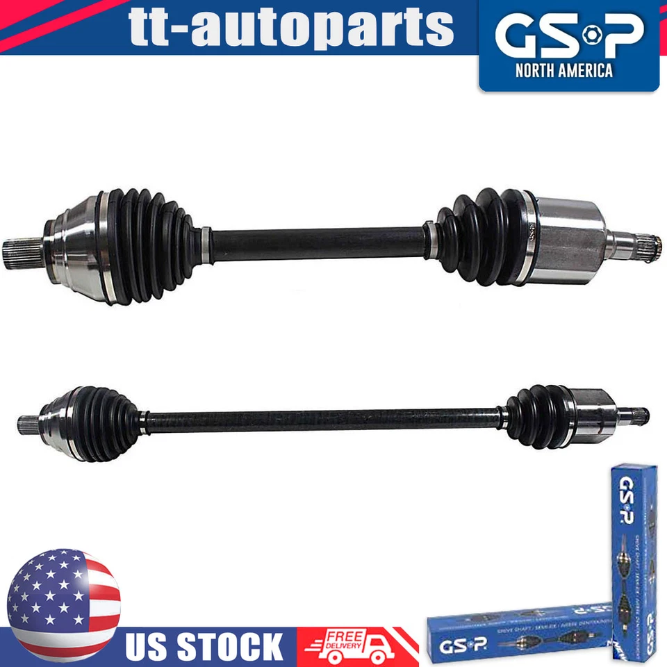 Front Left Right Fits Jetta Rabbit Golf Volkswagen CC Pair CV Axle Shaft - Image 1 of 4