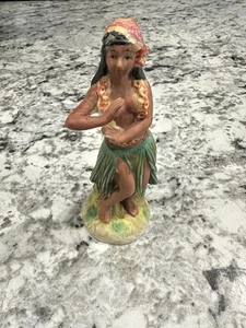 Bottiglia decanter vintage in ceramica hula ragazza ballerina distillerie hawaiane anni 60 70 - Foto 1 di 5