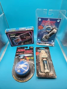 VTG Star Trek Lot Playing Cards Yoyo Phaser Keychain Lip Balm TNG First Contact - Picture 1 of 12
