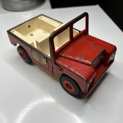 Camión de servicio TRI-ANG MINI HIWAY LAND ROVER ACERO PRENSADO 14,5 cm DE COLECCIÓN AÑOS 60 Foto 1 de 4