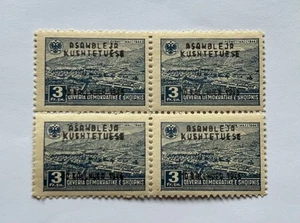 Albania Stamps Block 3 Fr 1946 Asambleja Kushtetuese - Picture 1 of 2
