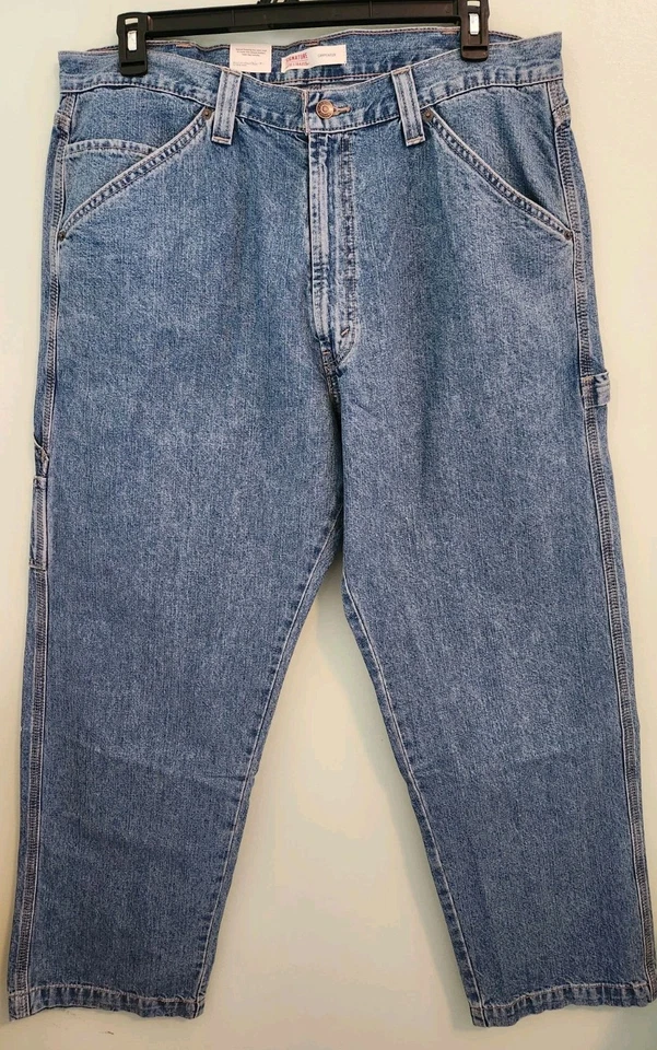 Men’s Levi’s Signature Workwear Carpenter Jeans Light Indigo Size 38x30