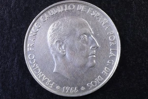 Moneda Franco 100 Pesetas 1966 *66 (2) - MBC 100 Pesetas Franc Coin - Imagen 1 de 5