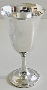 Vintage ca 1963 Sterling Silber Stiel KIDDUSCHBECHER Wallace Silberschmiede 122 g - Bild 1 von 9