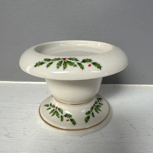 Lenox Holiday Stumpenkerzenhalter Neu mit Aufkleber Etikett - Bild 1 von 5