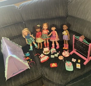 American Girl Wellie Wishes 14" Doll Mixed Lot Accessories Clothes See Pics - Picture 1 of 20