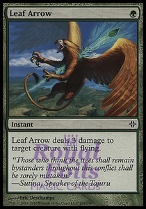 Leaf Arrow 4x FOIL ROE MTG Rise of Eldrazi Common MINT green - Picture 1 of 1
