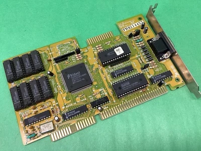Vintage Trident TVGA8900C VGA ISA Graphics Video Card Compaq DESKPRO - UNTESTED - Image 1 of 4