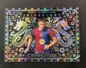 2024-25 Panini OBSIDIAN SOCCER FC BARCELONA PEDRI IRIDESCENT SSP - Picture 1 of 3