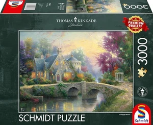 NEW Schmidt  Jigsaw Puzzle 3000 Pieces 14+ Ages Thomas Kinkade Lamplight Manor - Picture 1 of 2