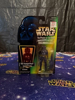Figura de acción Star Wars -Tie Fighter Pilot Power of Force Vintage 1997 TOTALMENTE NUEVA Foto 1 de 4