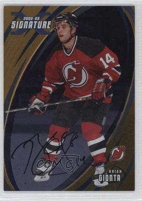 2002-03 ITG Be A Player Signature Series Gold Signatures Brian Gionta #086 Auto - Image 1 of 2