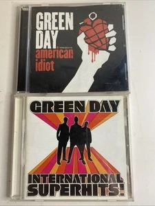 Green Day 2 CD Lot American Idiot & International Super Hits - Picture 1 of 3