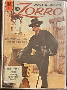 Walt Disney’s Zorro # 14 (1961) Dell Comic Books Vol 1 Mylar Photo Cover