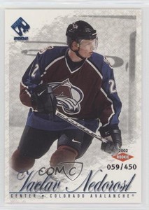 2001-02 Pacific Private Stock Retail /450 Vaclav Nedorost #118 Rookie RC