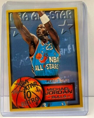 1996-97 Fleer European Edition MICHAEL JORDAN ALL STAR #312 - Beauty! - Image 1 of 2