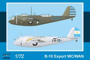 Azur Fromm Modelle 1/72 Martin B-10 Bomber chinesische & argentinische Marineversionen - Bild 1 von 3