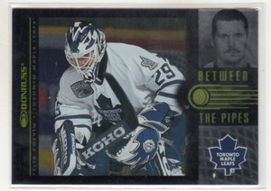 FELIX POTVIN 1997-98 Donruss Between the Pipes Insert #9 Maple Leafs 2829/3500