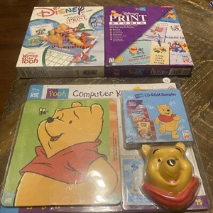 Disney Pooh & Friends Holiday Print Studio Christmas Cards Windows 95/98 Sealed - Picture 1 of 7