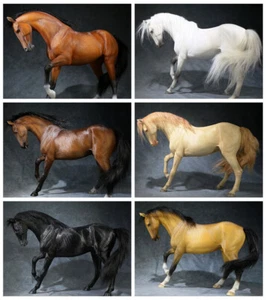 1:6 Scale Mr.Z Animal Resin Simulation Toy Akhal-Teke Horse Figure Model 6 Color - Picture 1 of 23