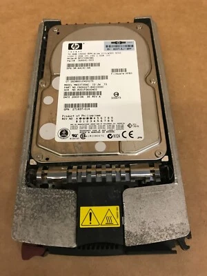 HP 306641-003 3.5" 72.8GB Ultra-320 U320 SCSI 10K RPM Hard Drive with Tray - Image 1 of 2