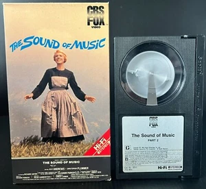 The Sound of Music PART 2 | Julie Andrews + Plummer | Larger Box Betamax Beta - Picture 1 of 9