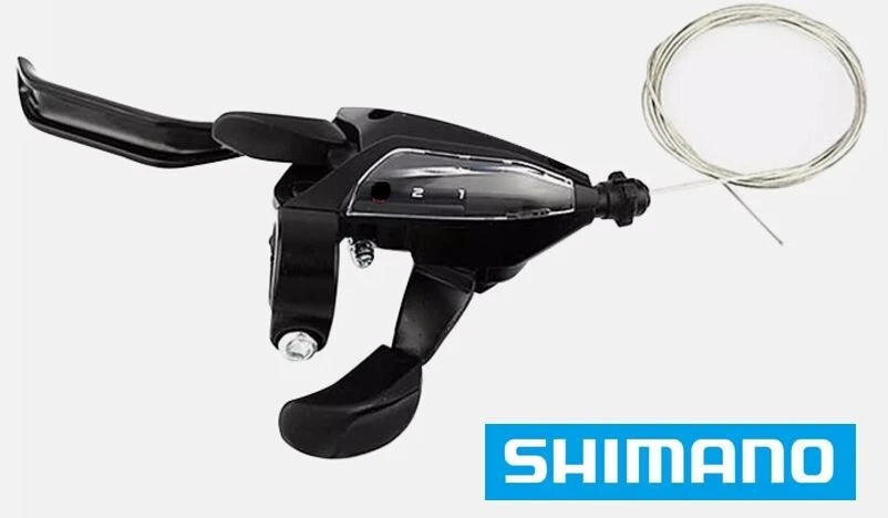 Shimano Shifter ST-EF500 EZ fire plus STI, 2-finger lever, 2-speed (Left) - Image 1 of 1