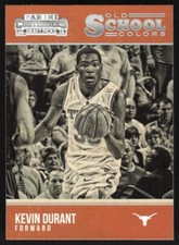 2015-16 Panini Contenders Draft Picks Old School Colors Kevin Durant #18 Texas