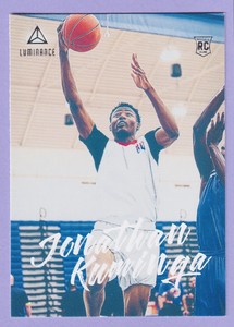 2021 Panini Chronicles Luminance Draft Picks Jonathan Kuminga RC #80