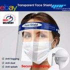 FULL FACE COVERING ANTI-FOG SHIELD CLEAR SAFETY PROTECTION VISOR GUARD