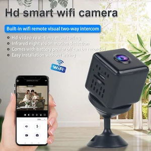 Mini Cam Upgraded Camera WiFi Camera With Night & Motion Detection - Afbeelding 1 van 12
