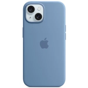 Oryginalne silikonowe etui Apple iPhone 15 MT0Y3ZM/A Etui MagSafe w zimowym niebieskim oryginalnym opakowaniu - Zdjęcie 1 z 7