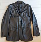 Nicole Farhi Leather Blazer Jacket Size Med Beautiful Classy Jacket Cost £1000+
