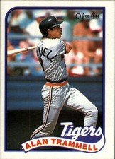 1989 O-Pee-Chee Baseball Card #49 Alan Trammel