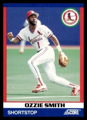 1991 Score 100 Superstars #18 Ozzie Smith St. Louis Cardinals - Image 1 of 2