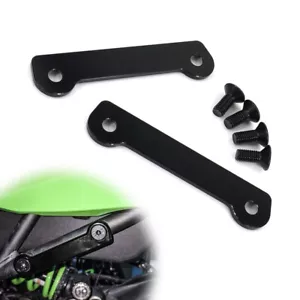 Cubierta de orificios para estribaciones de pasajeros placa trasera apta para Kawasaki Ninja ZX-6R 2009-2024 - Imagen 1 de 8