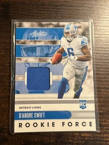 A107,230 - 2020 Absolute Rookie Force Jerseys #9 D'Andre Swift - Picture 1 of 1