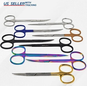 New IRIS Scissors Surgical Medical Veterinary Dissecting Shears 4.5" German Grad - Picture 1 of 23