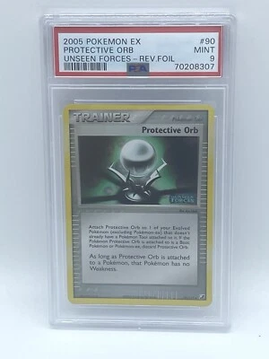 Pokemon Unseen Forces - Protective Orb Reverse Holo - 90/115 - PSA 9 - Image 1 of 4