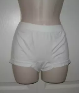 Damen Slip Style Höschen weiß bequem leichter Stretchstoff Medium - Bild 1 von 15